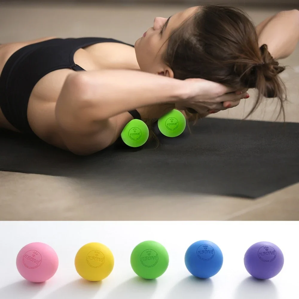 Massage Ball Muscle Relaxation Shoulders Neck Back Foot Plantar Fasciitis Body Deeps Tissue Trigger Point Peanut Fascia Ball New