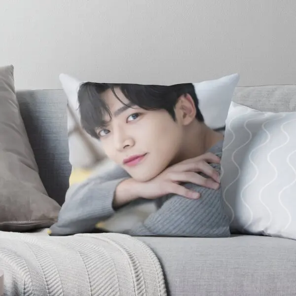 Rowoon Sf9 stampa fodera per cuscino cuscino quadrato decorativo per la casa custodia per auto divano cuscini per ufficio Anime non inclusi