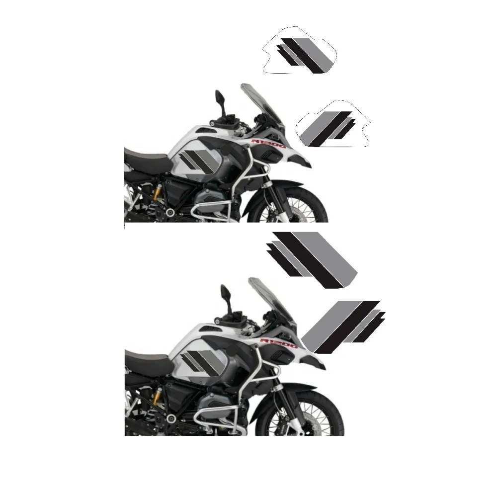 Fuel Tank Sticker Decal Pad Kit For BMW R1200GS LC Adventure 2014 2015 2016 2017 2018 R1250GS Adventure 2019-On Motorcycle