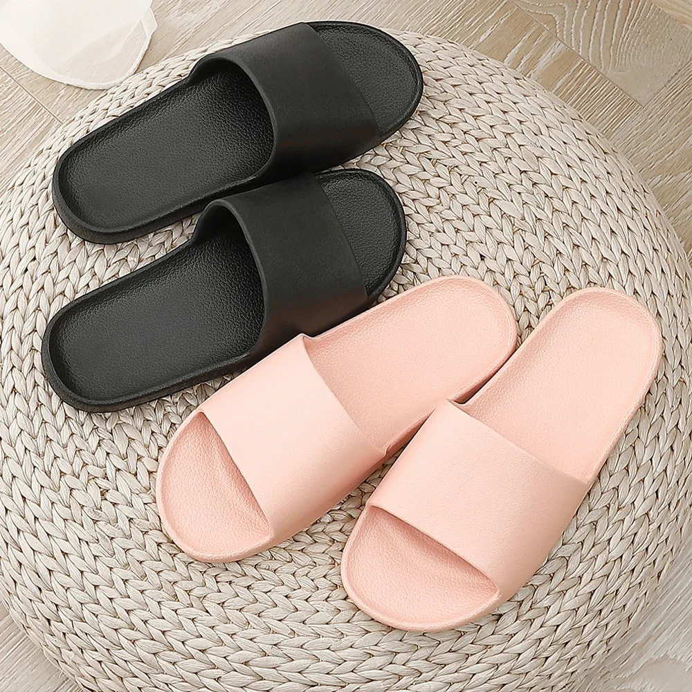 

Soft Sole Eva Slippers for Women Lightweight Non Slip Home Slippers Woman Summer Thick Platform Beach Flip Flops