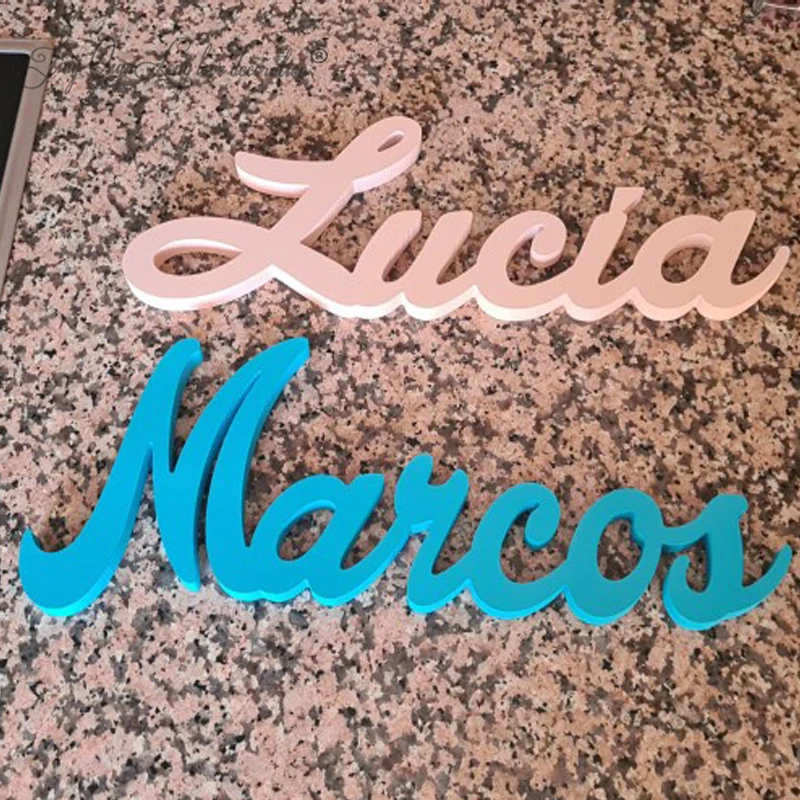 Baby name sign above the crib - Wooden name sign Custom Nursery Decor