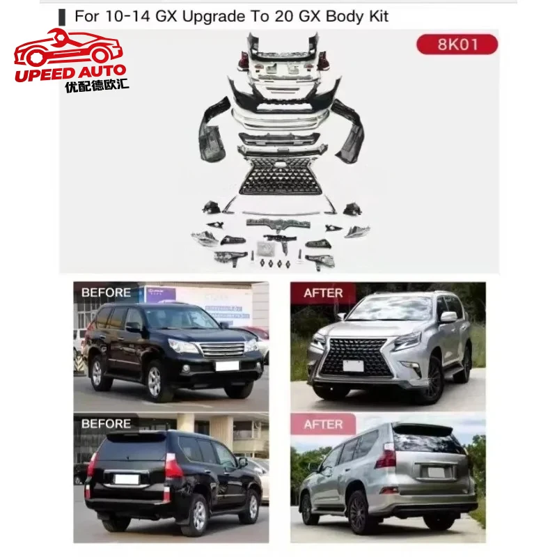 

Suitable for Hot Selling Car Facelift Modification Parts Body Kit 2010-2015 's Change to 2020 Lexus's GX460 Model Bodykit
