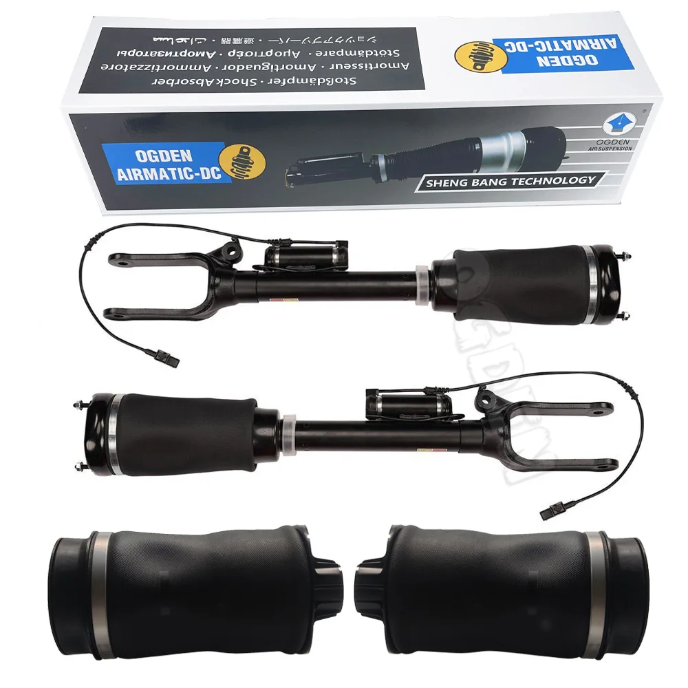 

OGDEN 4Pcs Front shock absorber + Rear Air Bag for the Mercedes-Benz GL ML164 1643206013 1643204613 1643205813 1643200625