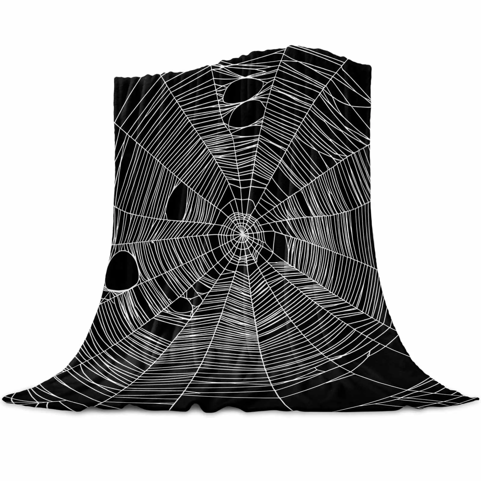 

Halloween Web Decoration Throws Blankets for Sofa Bed Winter Soft Plush Warm Sofa Throw Blanket Holiday Gifts