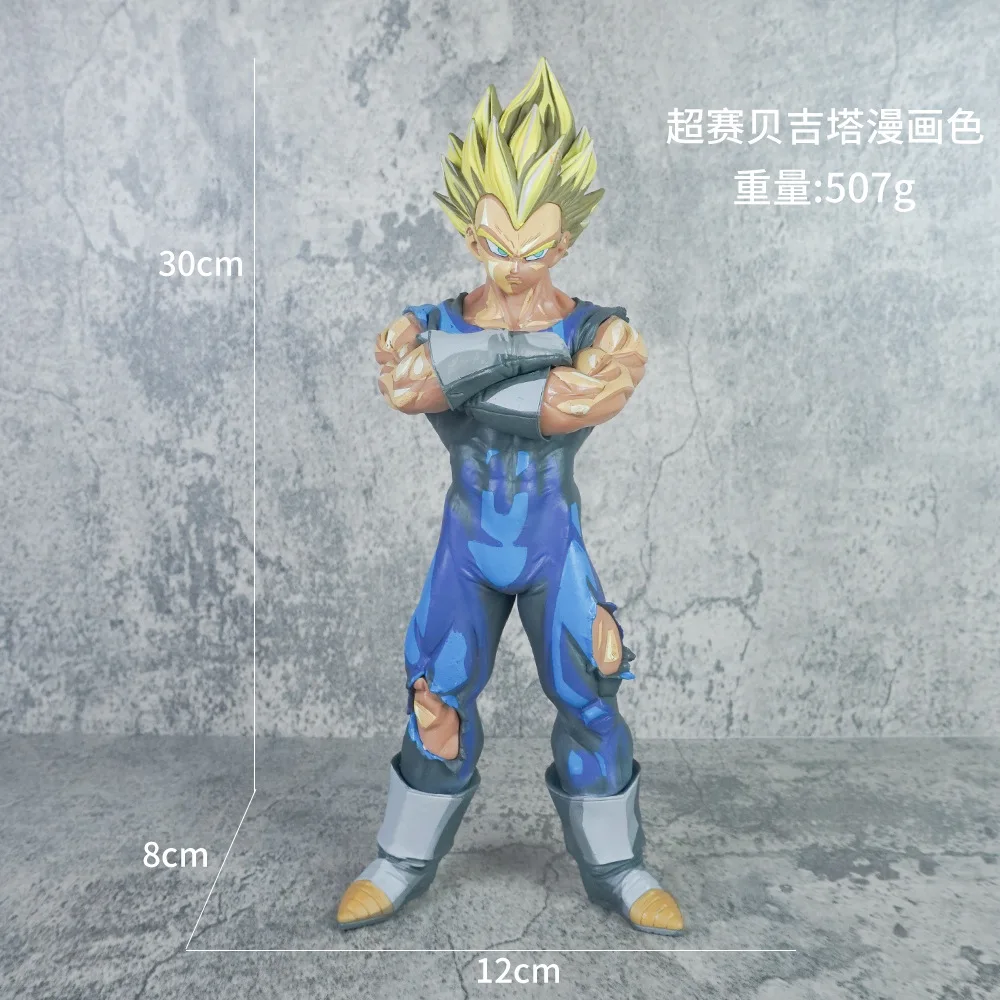 Nostalgic Classic Dragon Ball Figurine Super Saibeijita Demonized Standing Posture Comic Color Model Ornament Landscape Product view 4