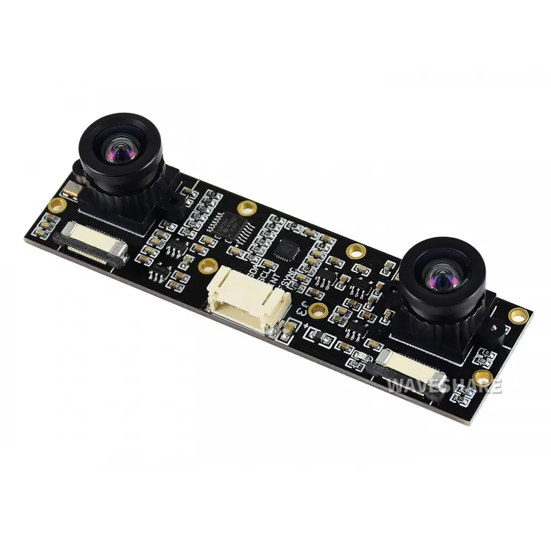 Binocular Camera Module, 8 Megapixels, Dual IMX219, Applicable for Jetson Nano and Raspberry Pi, Stereo Vision, Depth Vision