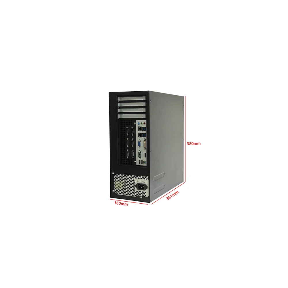 

IPC400U-M316F Desktop Industrial PC Supports Celeron N3150 N3160 N3700 Single DDR3 Max 8G ATX Power