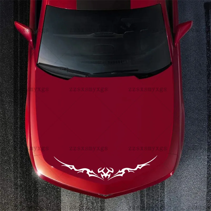 Universal car Stickers engine hood modify decal Powerful and minimalist totem the sports Design Vinyl Decal Car Accessories