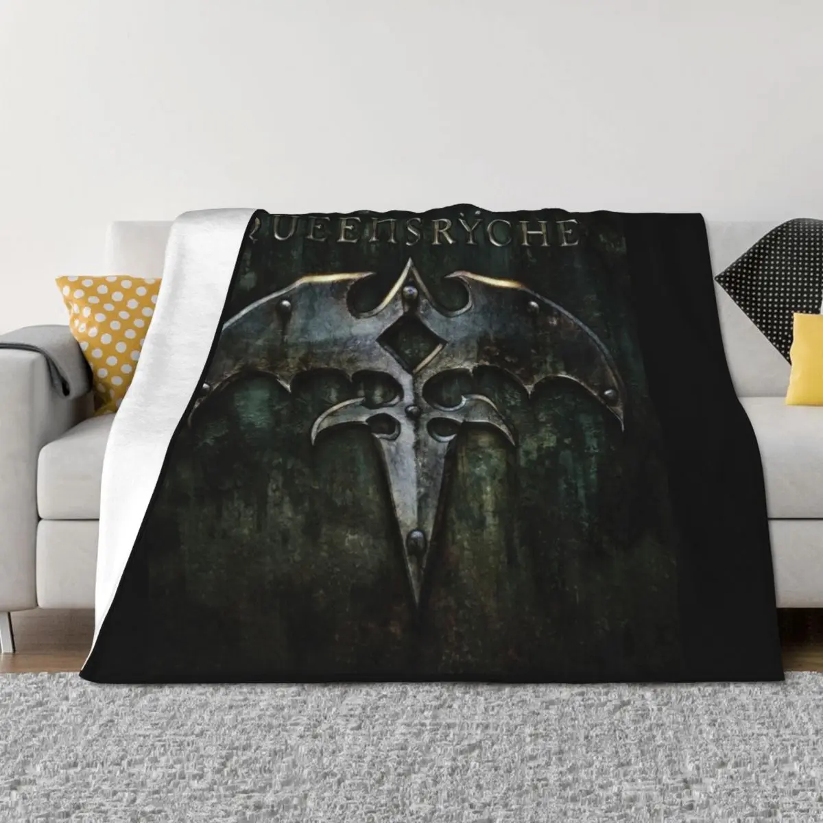 

Queensryche Throw Blanket Bed For Baby Tourist Flannel Fabric Blankets