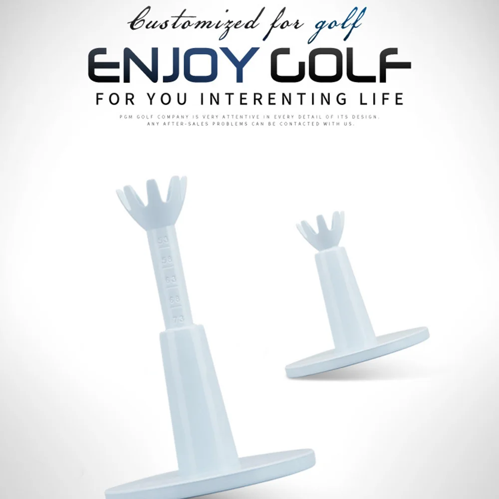 PGM 2 pcs Golf Tee AdjustaBle Soft Golf Ball Holder Anti-flying Self Standing Sport For Mats Simulator Driving Range Tee