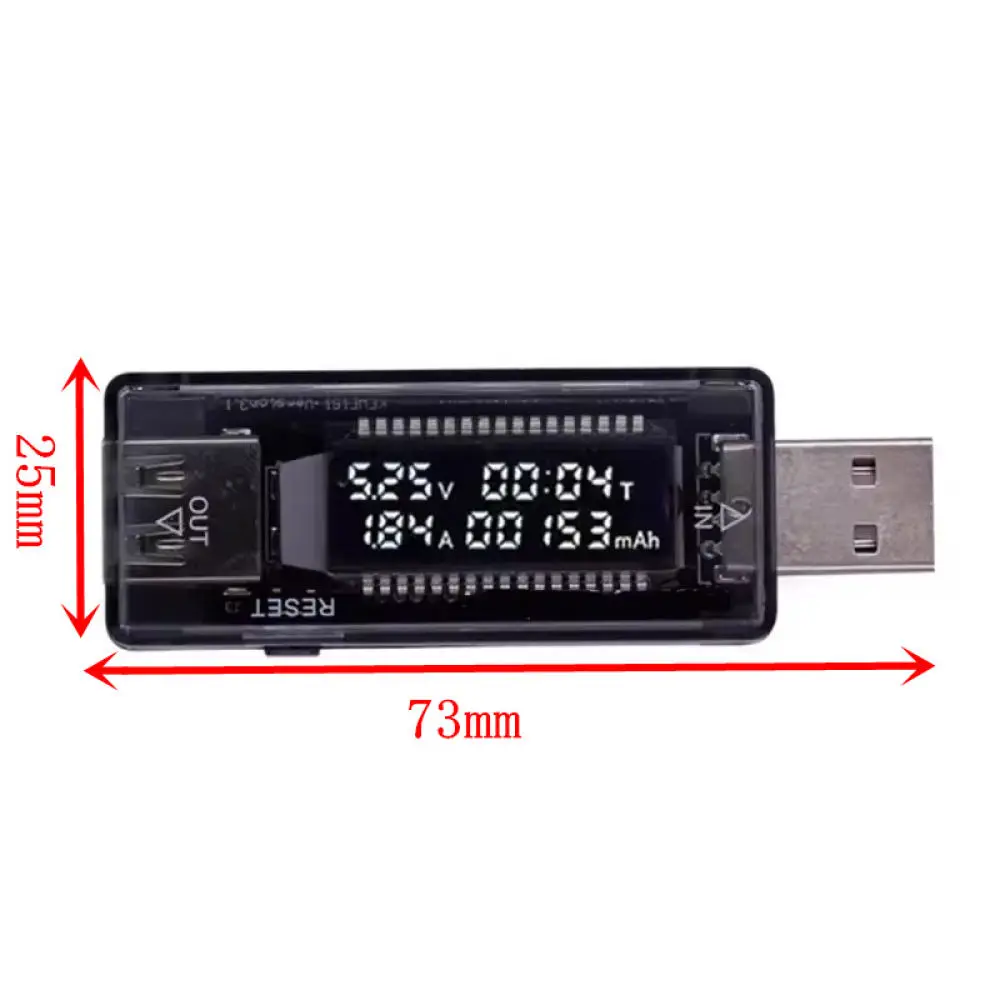 Accurate USB Tester Voltmeter Ammeter Digital Display Power Status Monitor For Portable Charger Battery Repair KWS V20