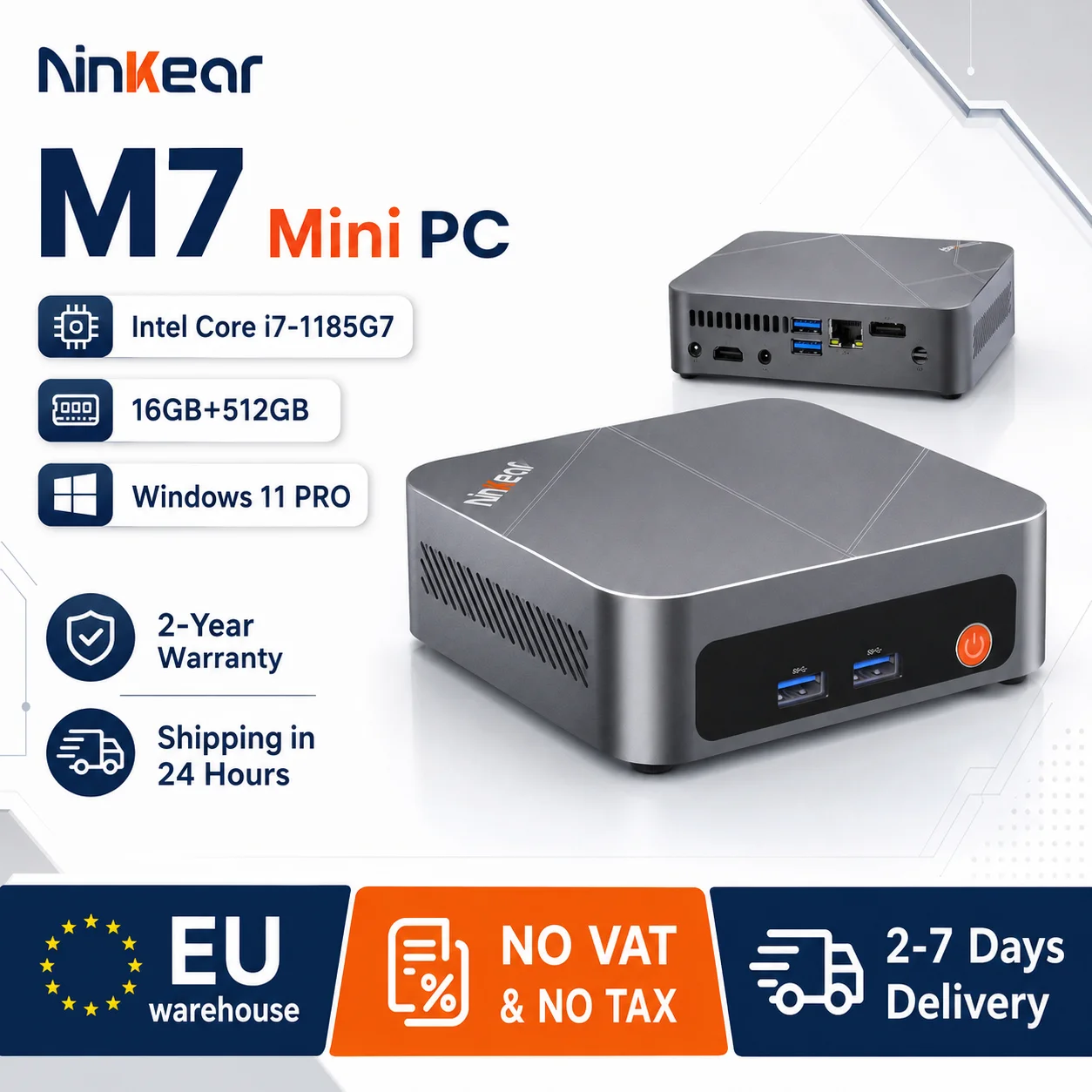 Mini PC Ninkear M7 i7 16GB 512GB