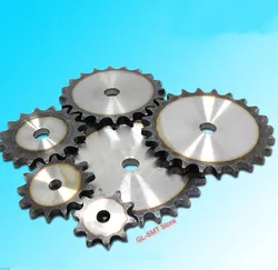1Pc 10-25 Tooth Process Hole 08B Chain Drive Flat Sprocket Roller Chain Gear Pitch 12.7mm Carbon Steel Industrial Sprocket Wheel