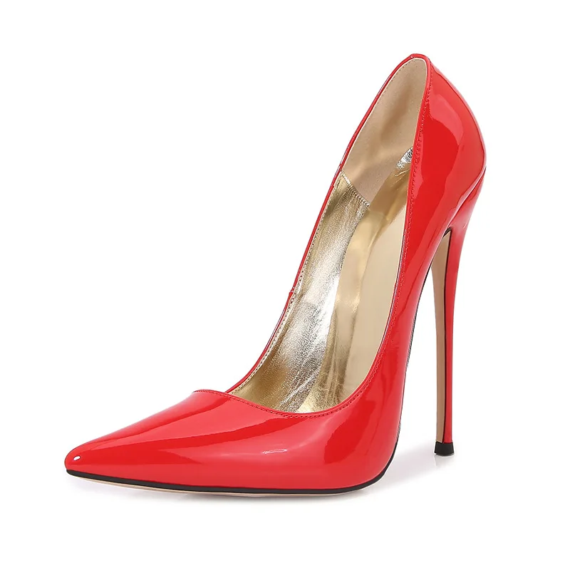 

NEW 18cm Ultra High Heels SEXY Pumps Slip on Pointed toe Cosplay GAY Gomosexual Unisex Shoes Factory Customize Plus Size49 50