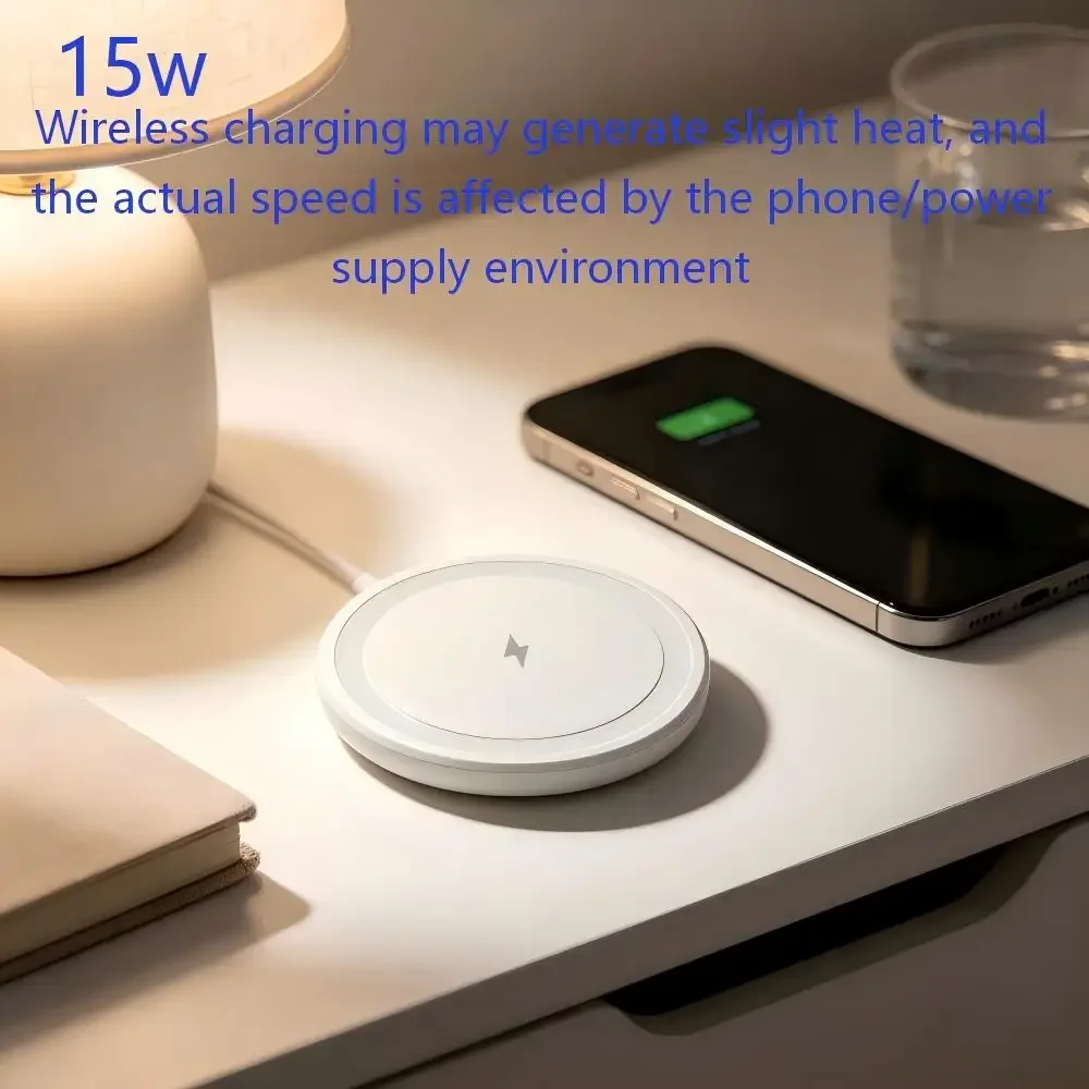 Mini Magnetic Wireless Charger Strong Magnet for iPhone 18 17 16 15 14 13 Slim Portable Fast Charging Cargador inalámbrico