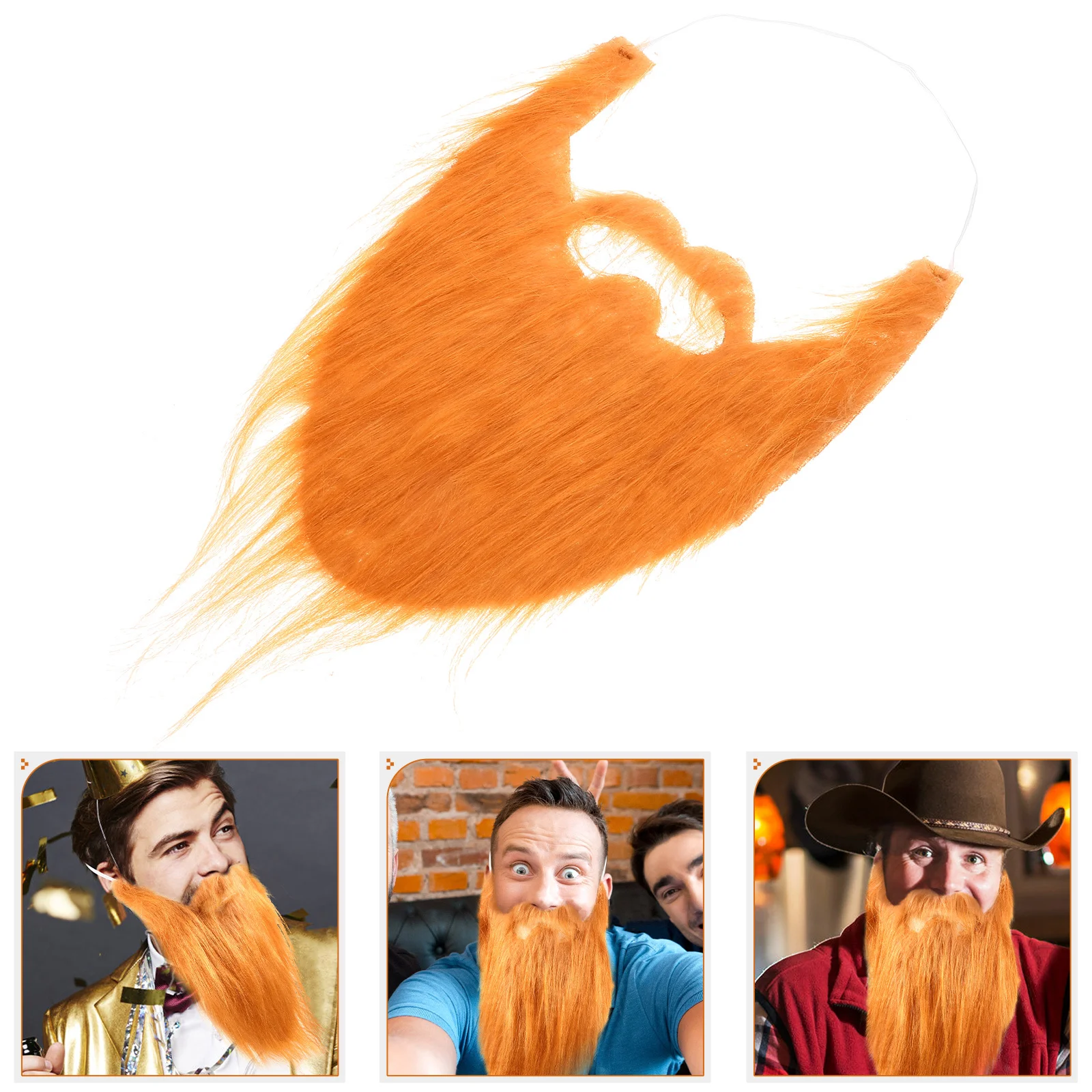 

Мускулическая реалистичная искусственная борода, реквизит, костюм для вечеринки, волосы на лице, Хэллоуин, косплей, аксессуар для бороды, костюм, волосы на лице