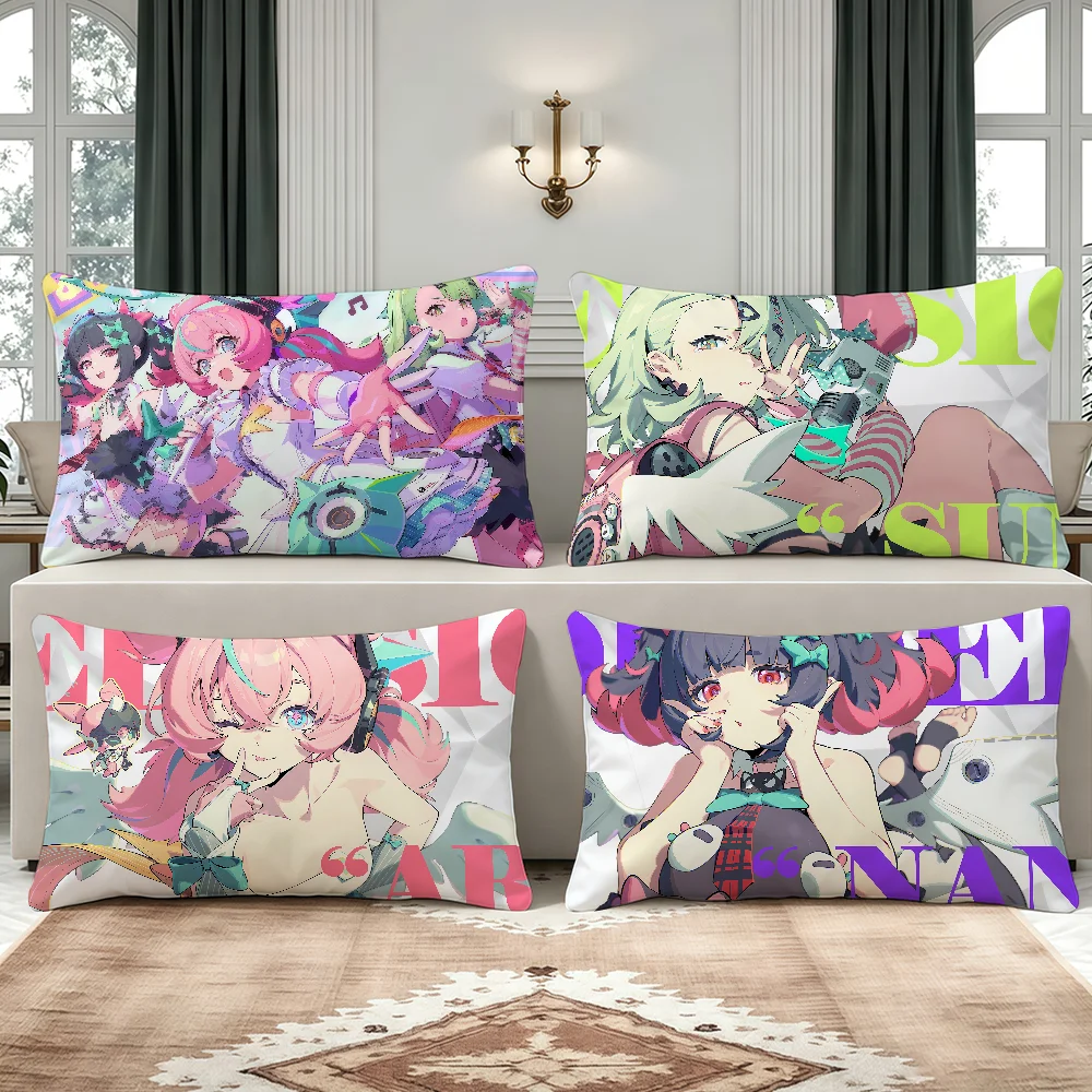 Angels of Delusion ZZZ Cute cushion cover Breathable Washable Decor Concealed Zipper Sofa Bed Office Lumbar Home Decoration