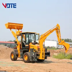 Bucket Wheel Backhoe Loader With Low Price For Sale Hot Sale Factory 4x4 Mini Small Tractor customized