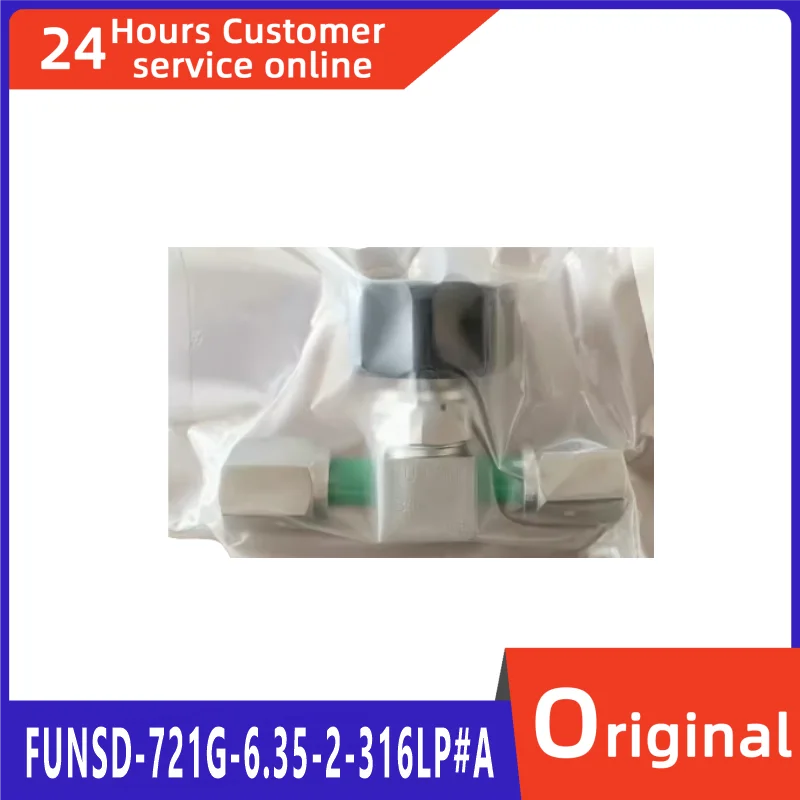 

Brand new original 1/4 FVCR manual high-pressure diaphragm valve FUNSD-721G-6.35-2-316LP # A