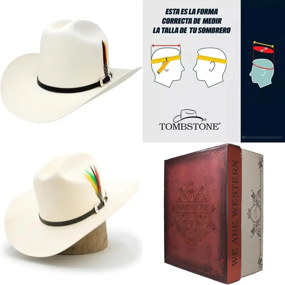 

Ковбойская соломенная шляпа в традиционном западном стиле Vaquero Sombrero El Fantasma Belico 1000X Качество