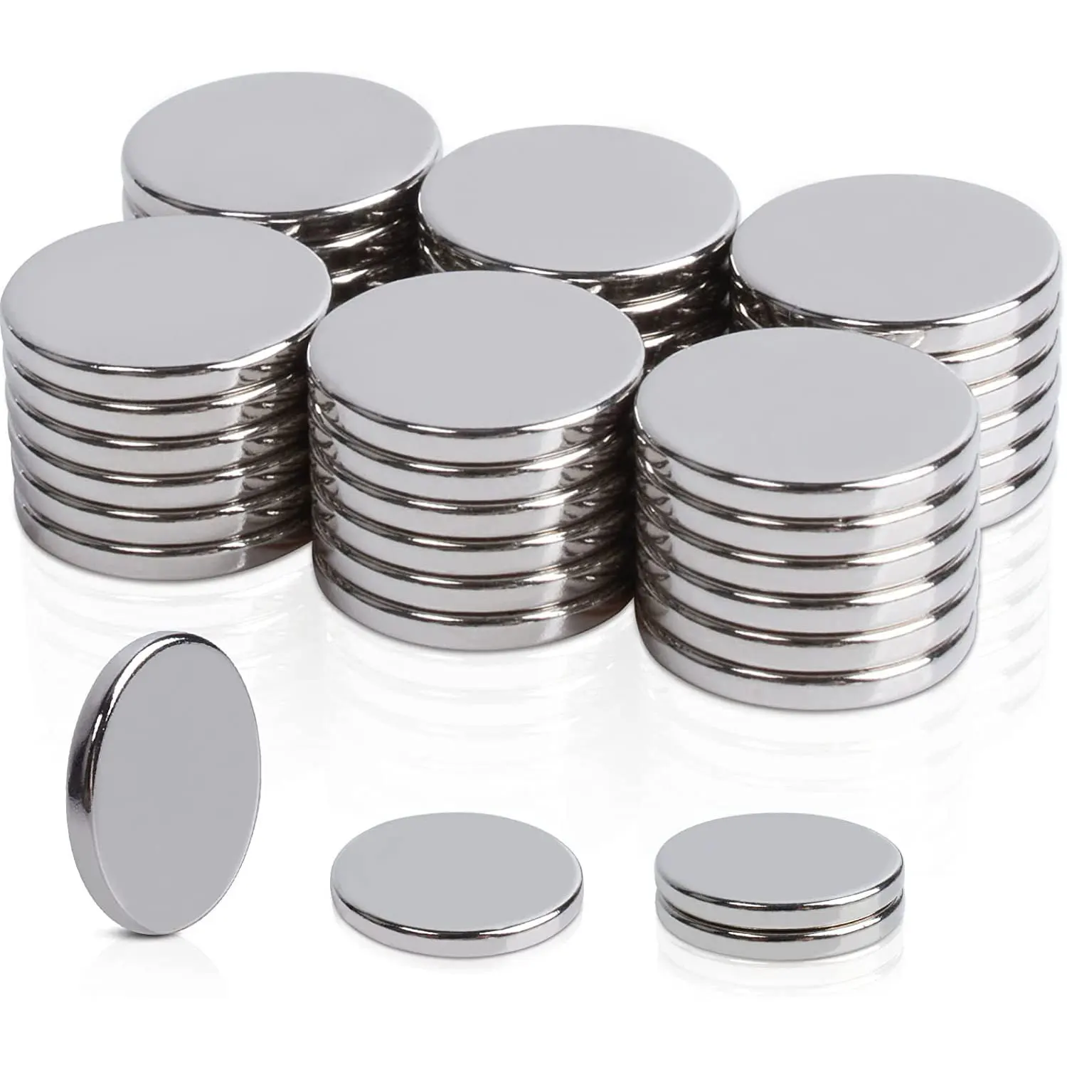 Round Magnet 12x1,12x2,12x3,15x1,15x2,15x3,20x1,20x2,20x3mm Neodymium Permanent NdFeB Super Strong Powerful Magnetic imane Disc