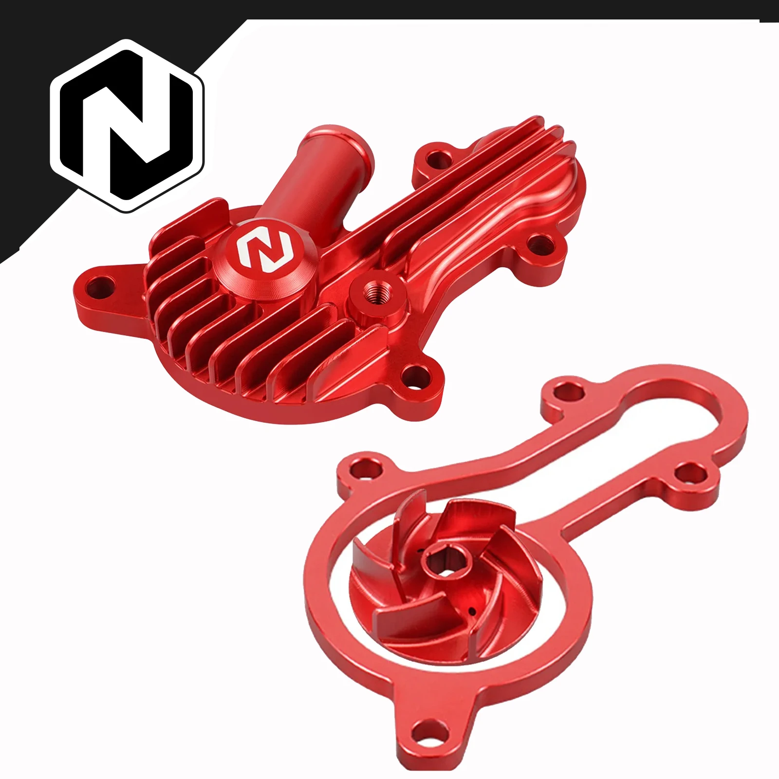 

NICECNC For Beta RR300 RR250 2013-2024 Water Pump Cooler Impeller Spacer & Water Pump Cover XTrainer 300 X-Trainer 250 2015-2024
