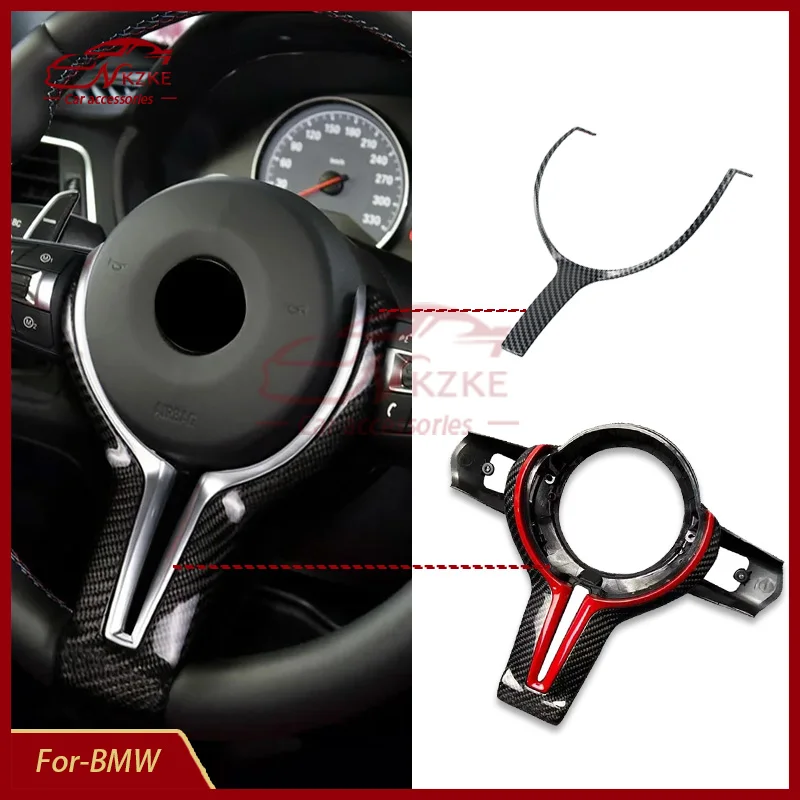 

Для BMW M серии F80 F82 F10 F06 F12 F13 F15 F16 M-sport F20 F22 F30 F31 F32 F33 F36 Накладка на руль из углеродного волокна