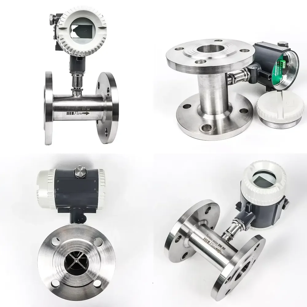 OEM China Customizable Pulse HART RS485 Ss316l Ss304 Flange/clamp/thread Turbine Flow Meter for Liquid Fuel Oil with Lcd