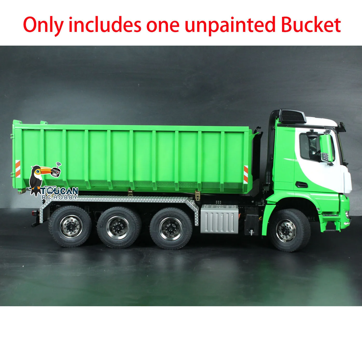 Metal High Bucket Spare Parts for 1/14 10x10 Toys RC Hydraulic Full Dump Truck 8x8 Dumper Cars TH23580