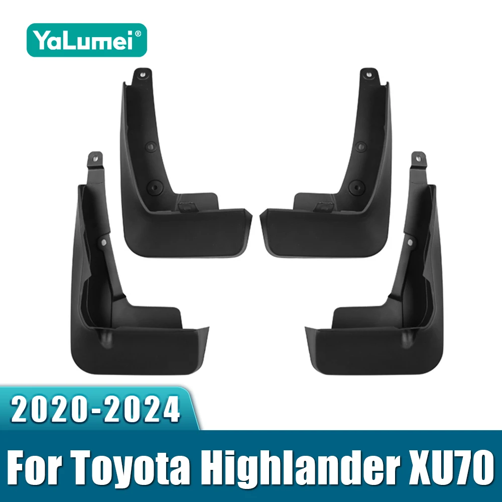 

For Toyota Highlander XU70 Kluger 2020 2021 2022 2023 2024 Car Mudflaps Fender Mud Guard Flap Splash Flaps Protector Mudguards