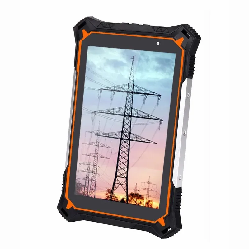 Handheld 8 Inch Android Tablets Barcode Rugged Vehicle Tablet Ip67 Rugged Tablet for Outdoor Field Work