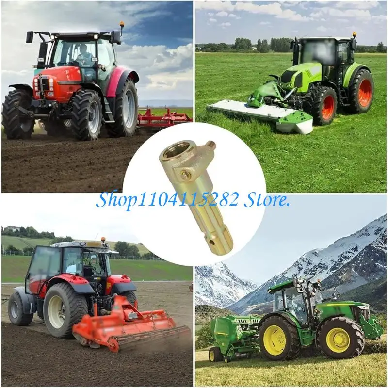 Push Pin PTO Extender Quick Adapter for Tractor 1-3/8in & 6 Spline Female Male 70HP Extender to Extend PTO