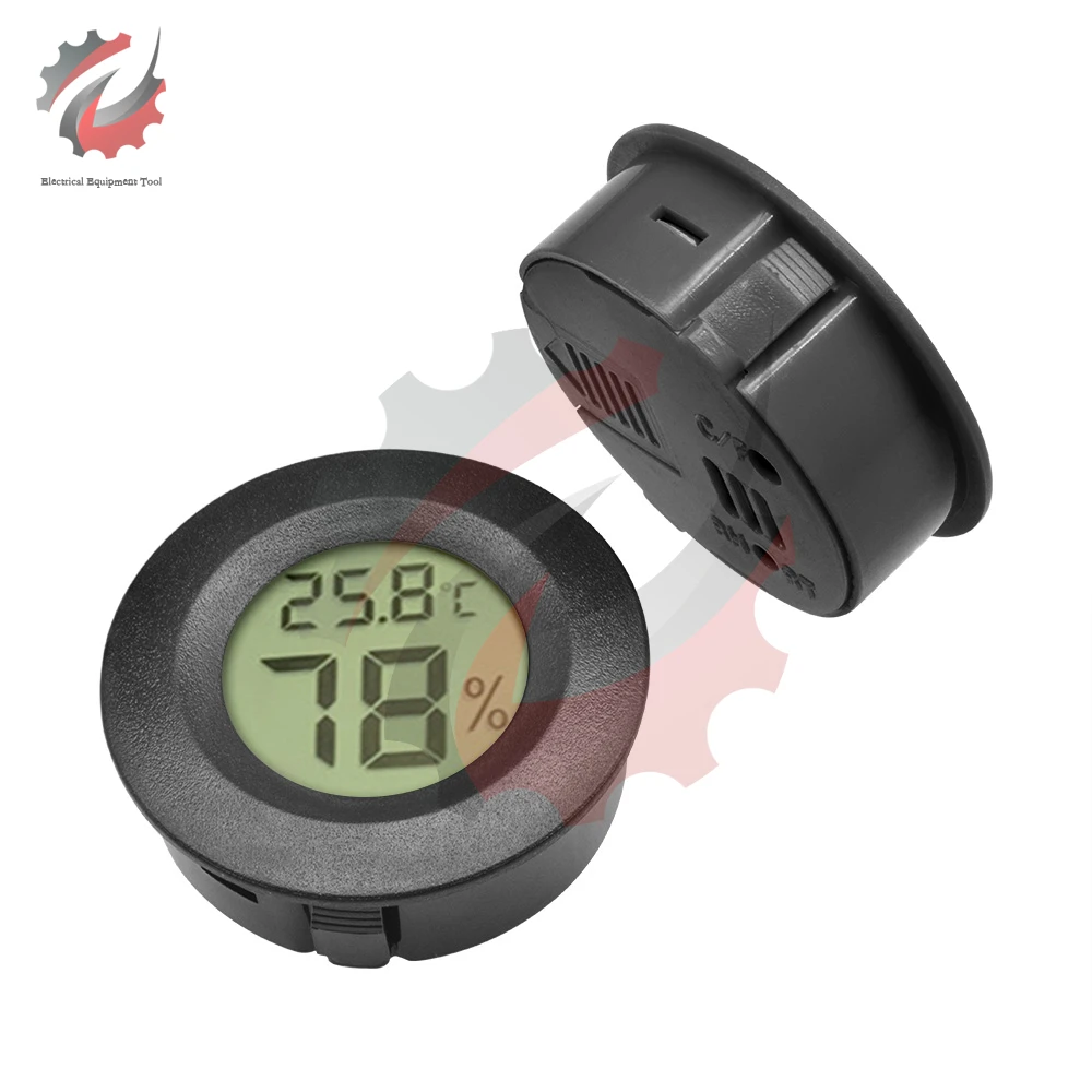 Mini LCD Digital Thermometer Hygrometer Fridge Freezer Tester Temperature Humidity Meter Detector Thermograph Pet Auto Car