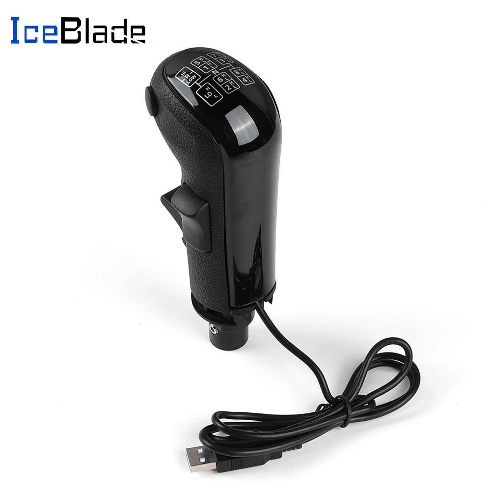 مقبض ناقل الحركة USB IceBlade لـ Logitech G29 G923 G27 G25 & Thrustmaster TH8A، محول عالي منخفض لمحاكاة الكمبيوتر ETS2 وATS #2