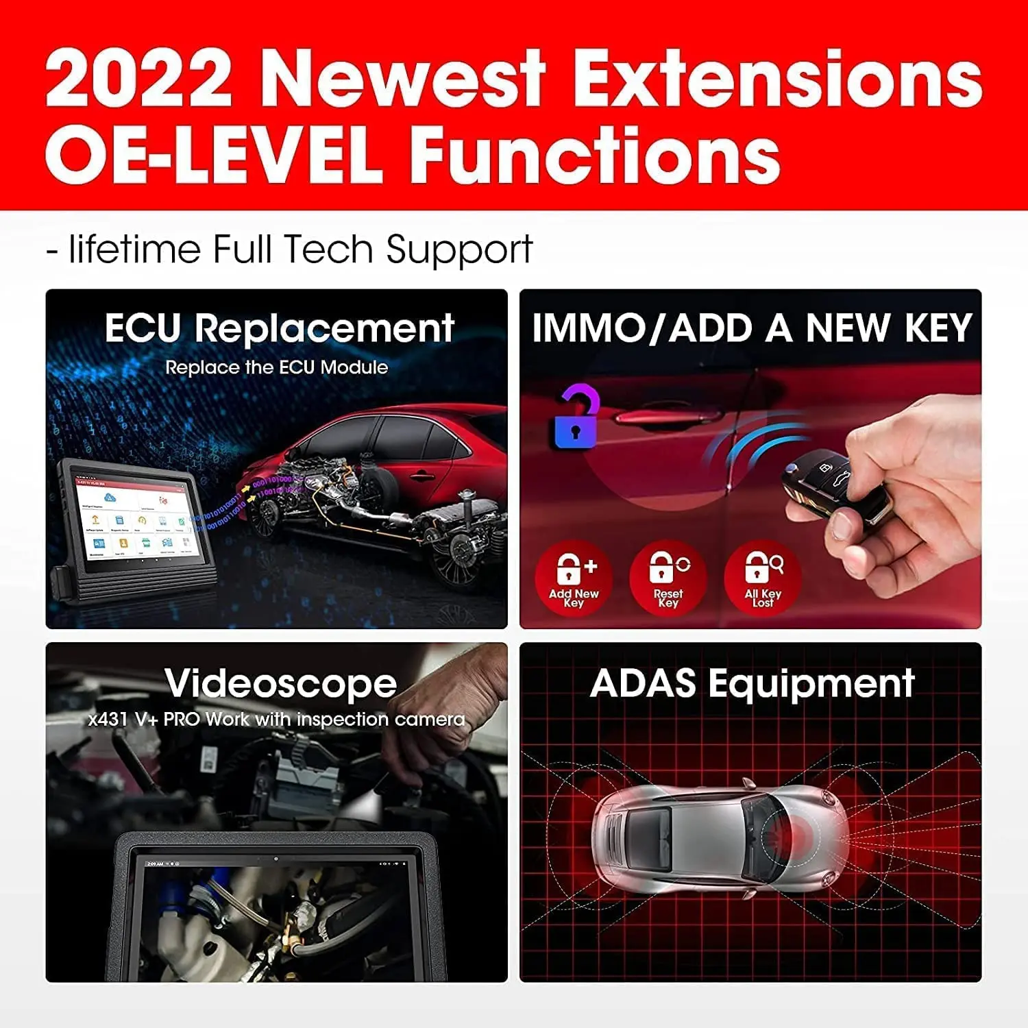 2026 New  X-431 PRO V5.0 Automotive OBD OBD2 Diagnostic Machine Scanner Auto Car Diagnostic Tool for EU UK Version view 4
