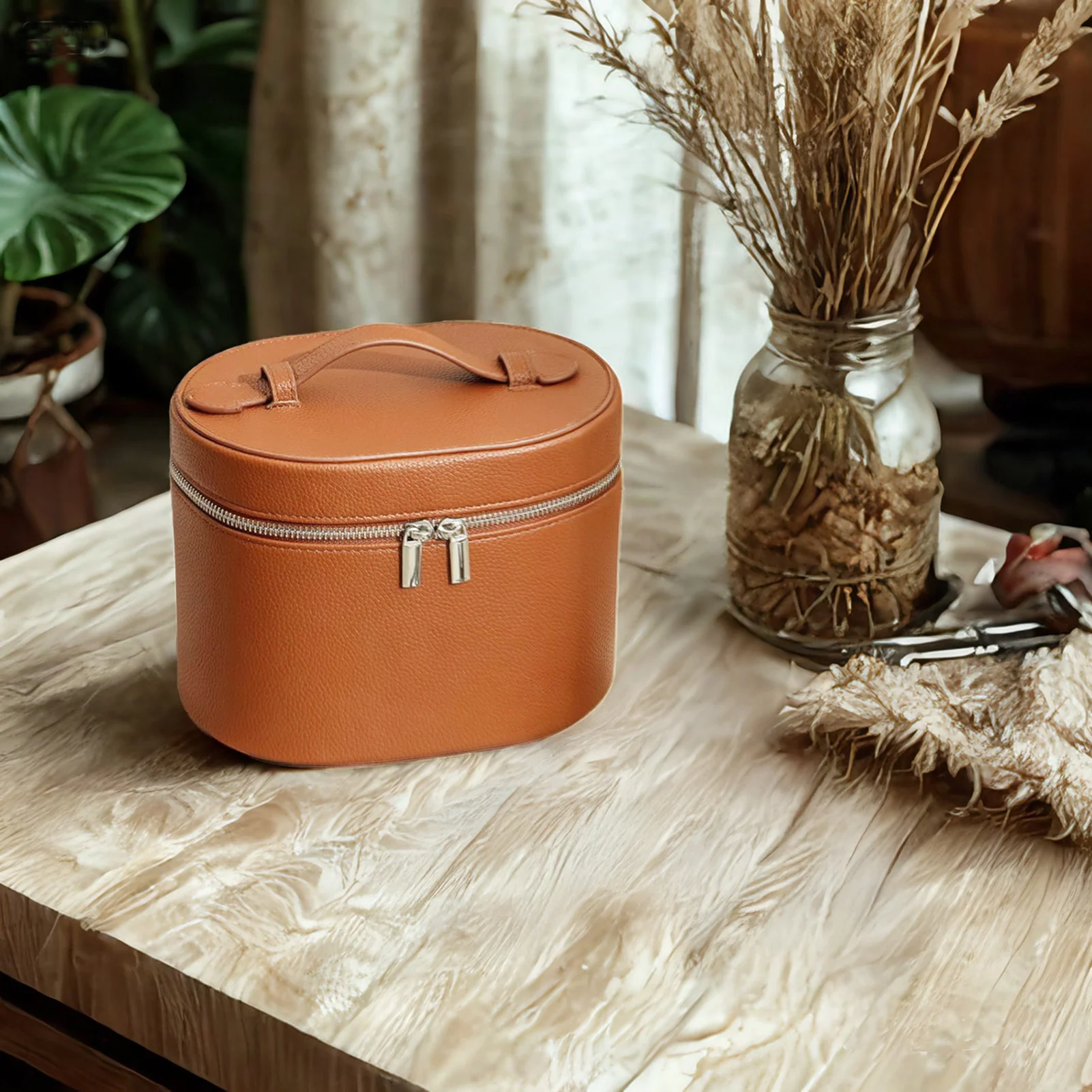 女性用トラベルメイクアップバッグ-防水大容量化粧品バッグ-女性と女の子の日常使いや旅行用