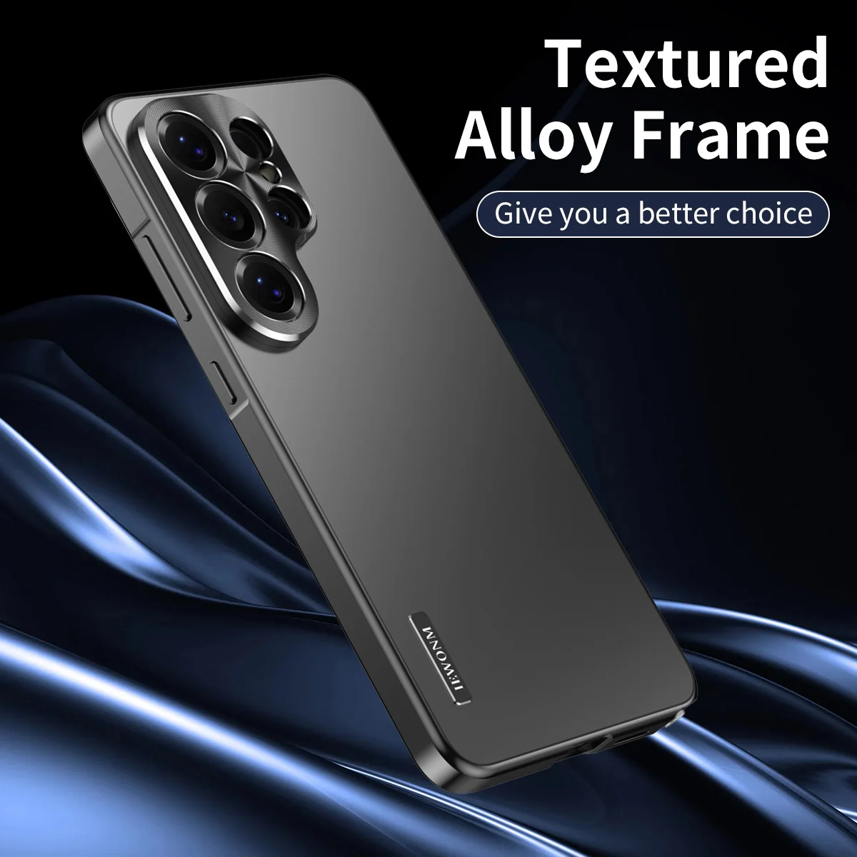 Für Samsung Galaxy S26 Ultra Handyhülle, S26 Plus Magnetisch Geschlossener Aluminiumrahmen, Kunststoff-Rückplatte Schützende Rückabdeckung