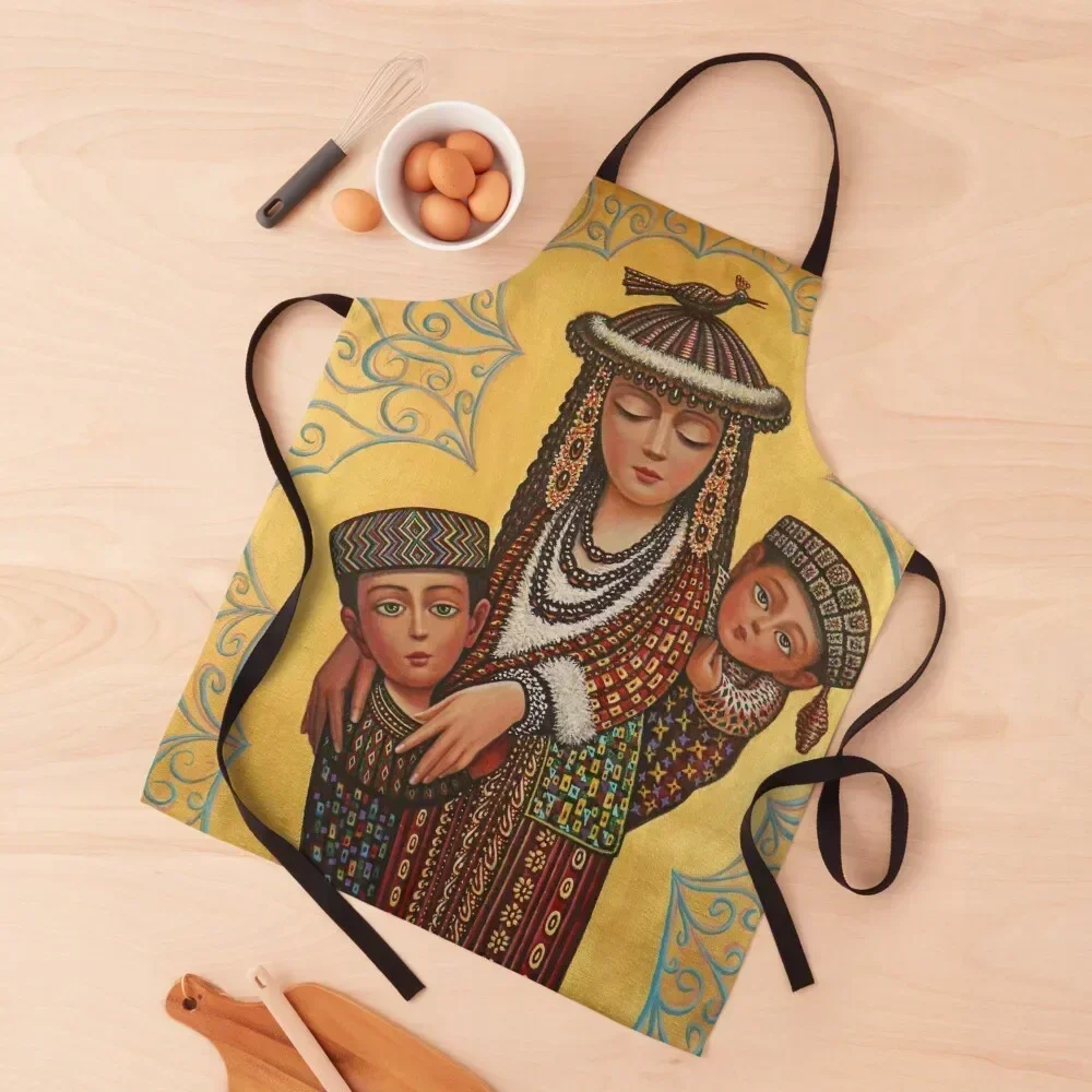 

On The Silk Road Apron Kitchen Women Kitchen Chef Uniform Women Chef Accessory Apron