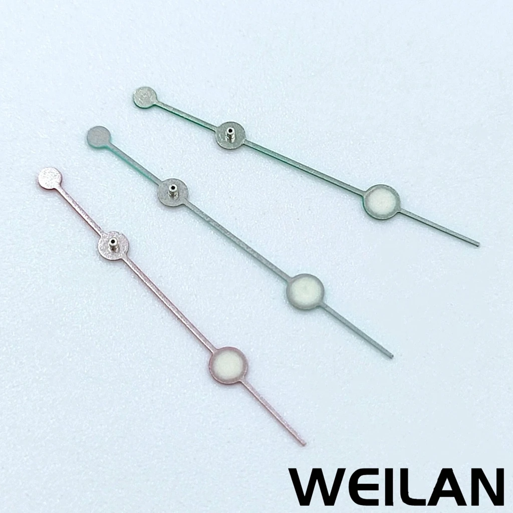 NH35 NH36 7S26 7S36 4R35 4R36 Movements 12.5mm Silver Black Green Blue Red Purple Watch Single Second Hands Hands