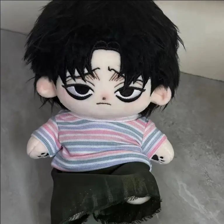 Stuffed 20cm Killing Stalking Wu Shangyu Yifan Cotton Doll Trendy Cute Plush Puppet Clothes Changeable Toys for Kids Adults Gift