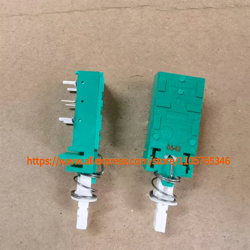 1pcs ITT NE18T70 Silver Contact Push-pull Self-locking six pin Power Switch 6A 250VAC