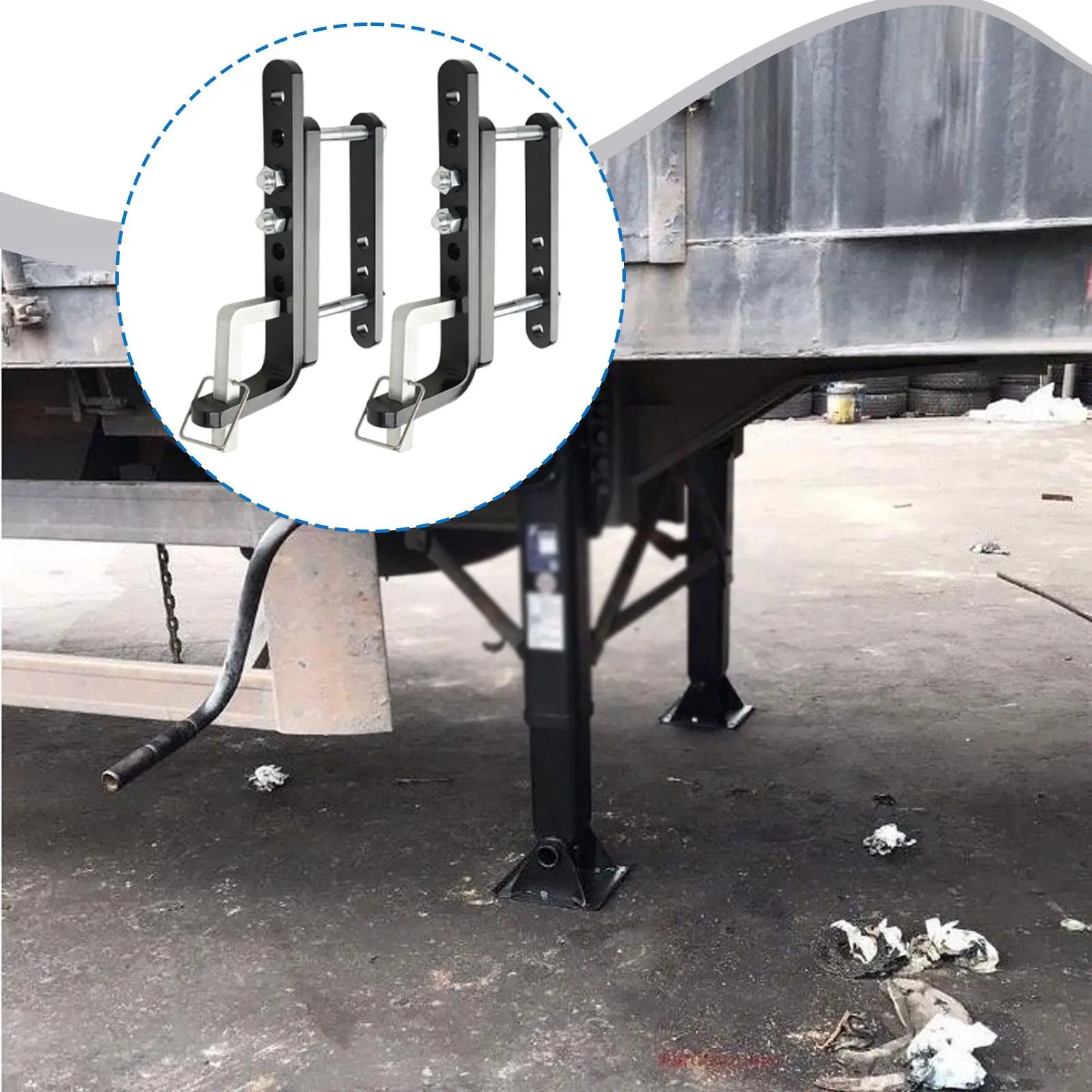 

2Pcs Trailer Sway Control Bracket 95-01-5600 Portable Iron Towing Accessory Sway Control Hitch Bracket Replacement Fittings