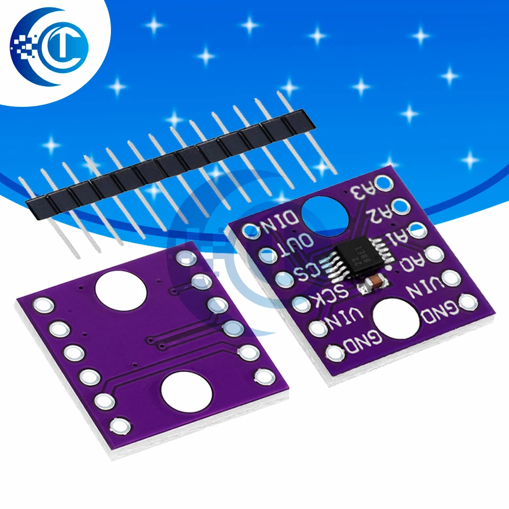 ADS1118 16 Bit I2C IIC AD converter ADC SPI communication module development board for arduino