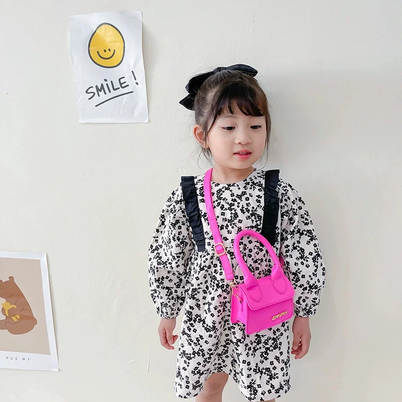 Mini sacs à bandoulière pour enfants, sacs à main en cuir mignons pour bébé, petit porte-monnaie, sacs à main en poudre pour filles, sac à main