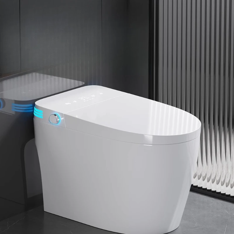 

Smart toilet new integrated automatic flip home