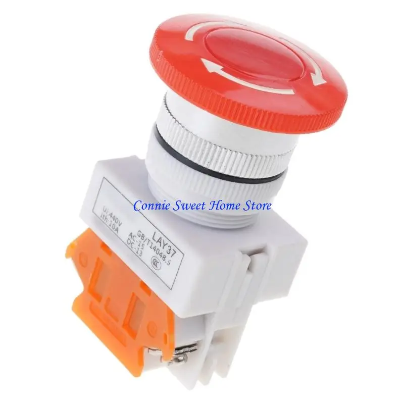 

LXAF Самоблокирующийся кнопочный переключатель аварийной остановки с грибовидной головкой переменного тока 660 В 10 А