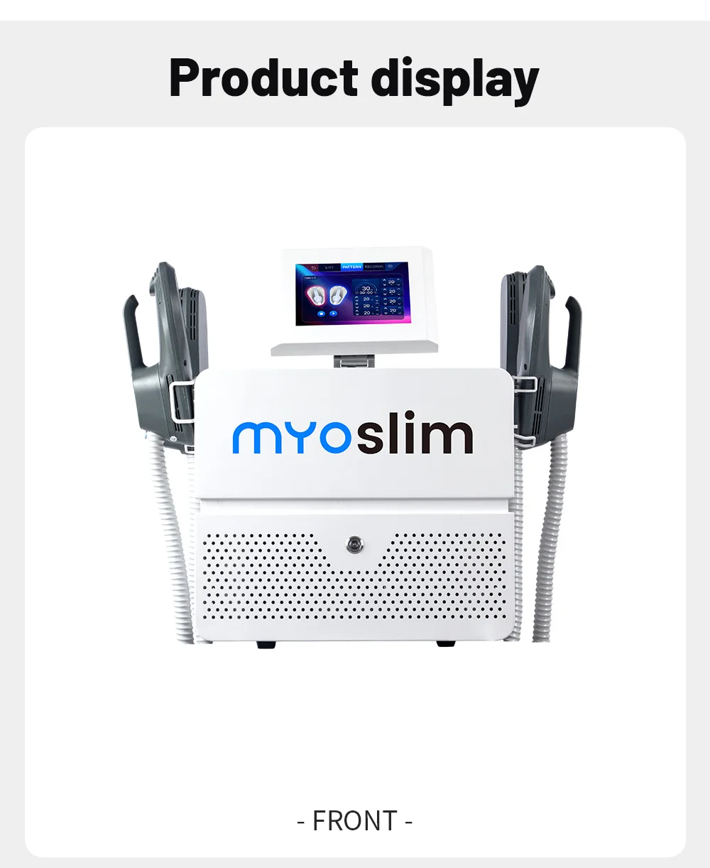 أداة تشكيل كهرومغناطيسية من MYOSlim NEO عالية الطاقة تركز على أداة فقدان الوزن RF للتخسيس وتعزيز العضلات