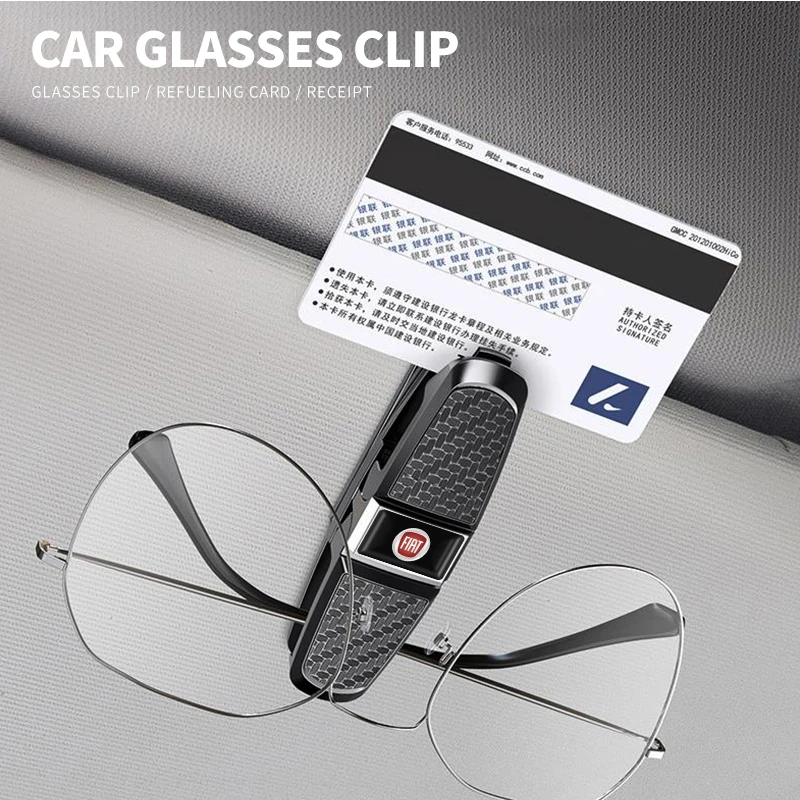Car Glasses Holder 180 Degree Rotation Car Glasses Clip For Fiat Renault Hyundai Volkswagen Suzuki Kia Chevrolet Seat MINI
