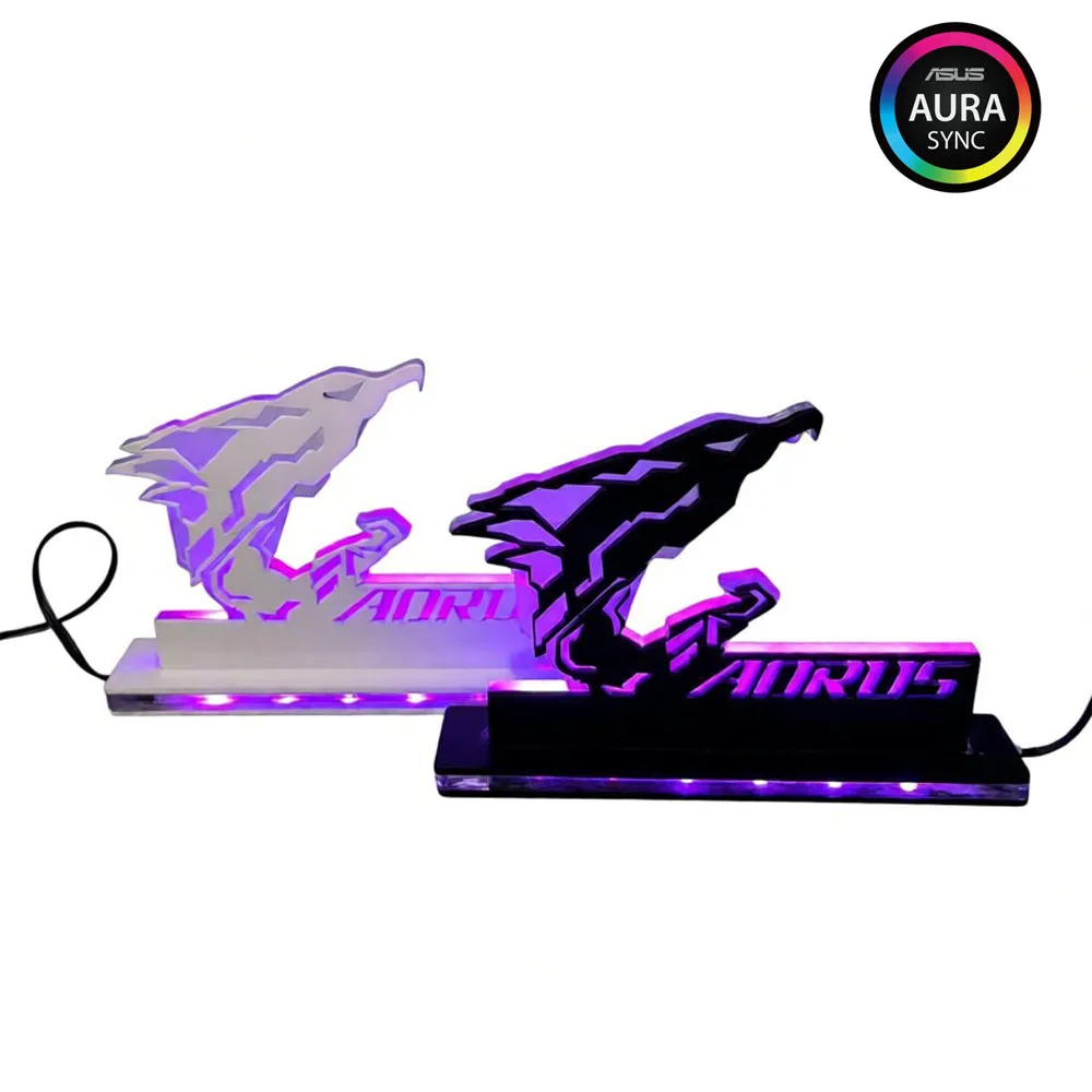 

Аксессуары для корпуса ПК «сделай сам», игровые украшения для шкафа, 5 В, 3 контакта, ARGB AURA SYNC