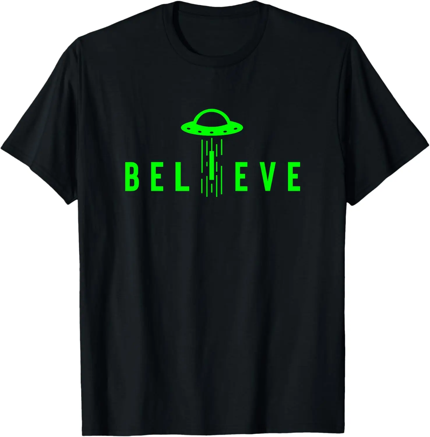 Alien Lover Gifts Men Women Kids UFO Abduction Believe T-Shirt Unisex Summer Streetwear Tops Mens T Shirt Camiseta Hombre